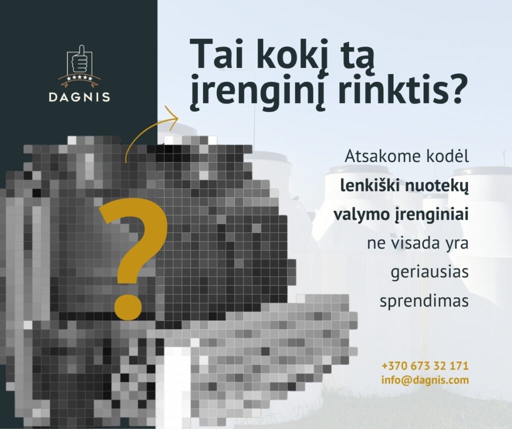 Kokį nuotekų valymo įrenginį pasirinkti? – svarbiausi kriterijai